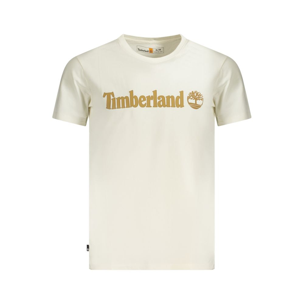 Timberland Beige Cotton T-Shirt